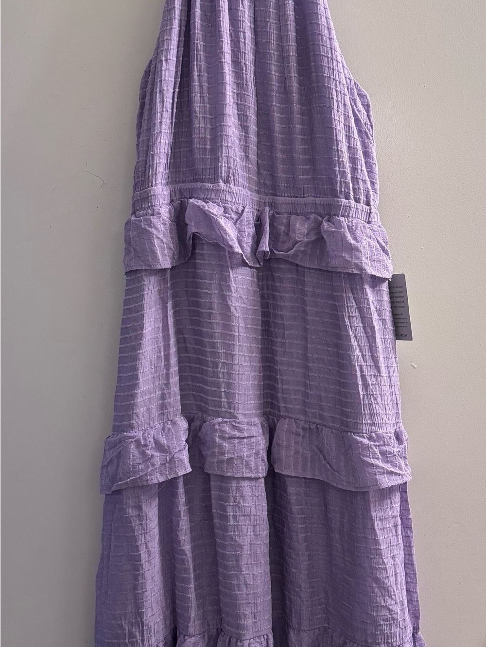 Donna Morgan Lavender Sleeveless Maxi Dress
